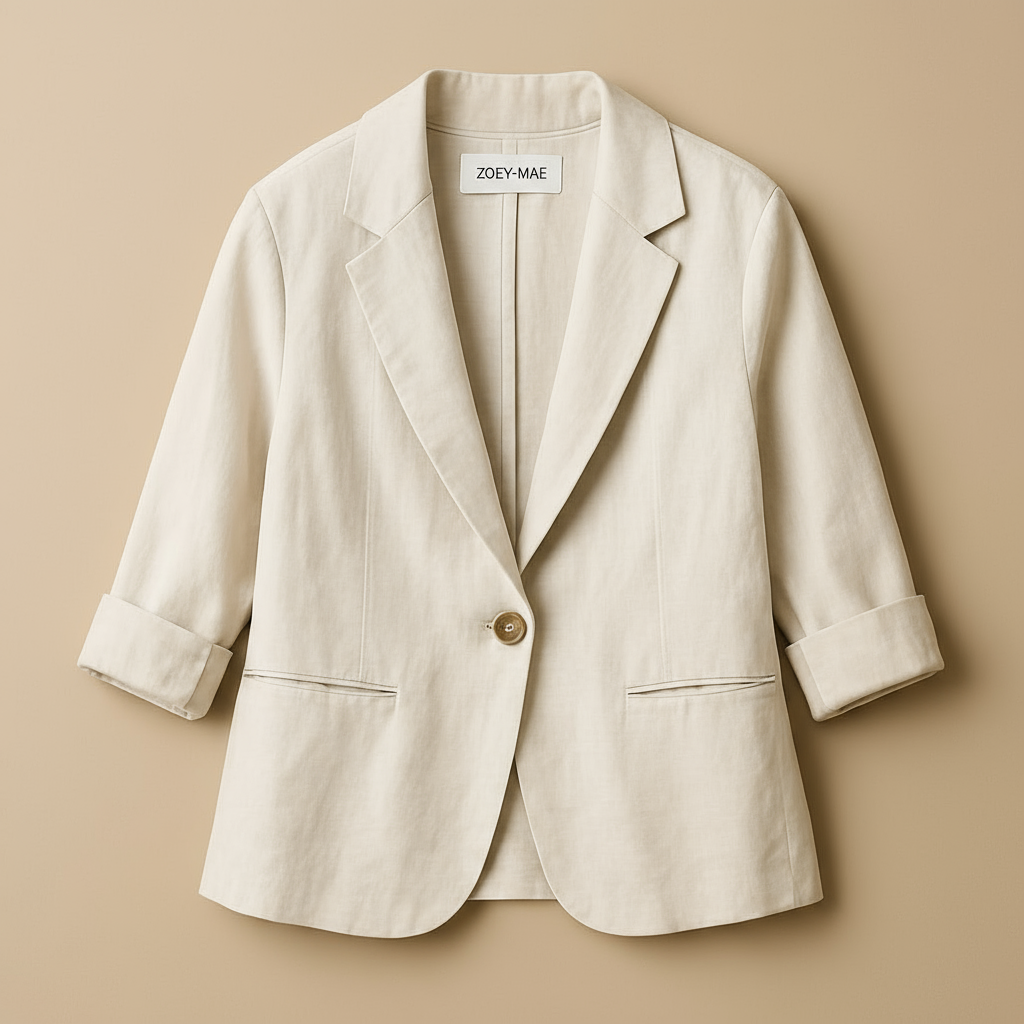 ALENA LINEN BLAZER