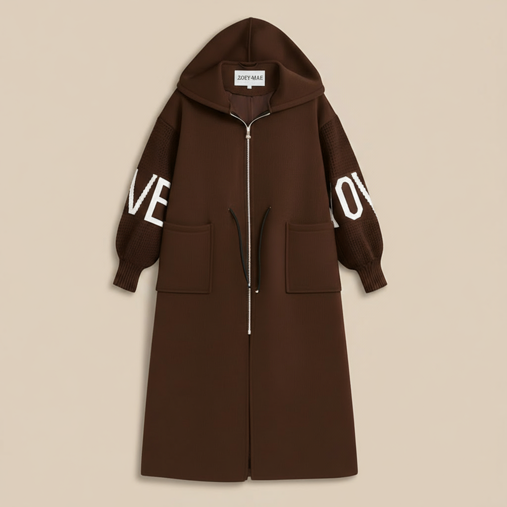 Fleur| Elegant Hooded Coatigan