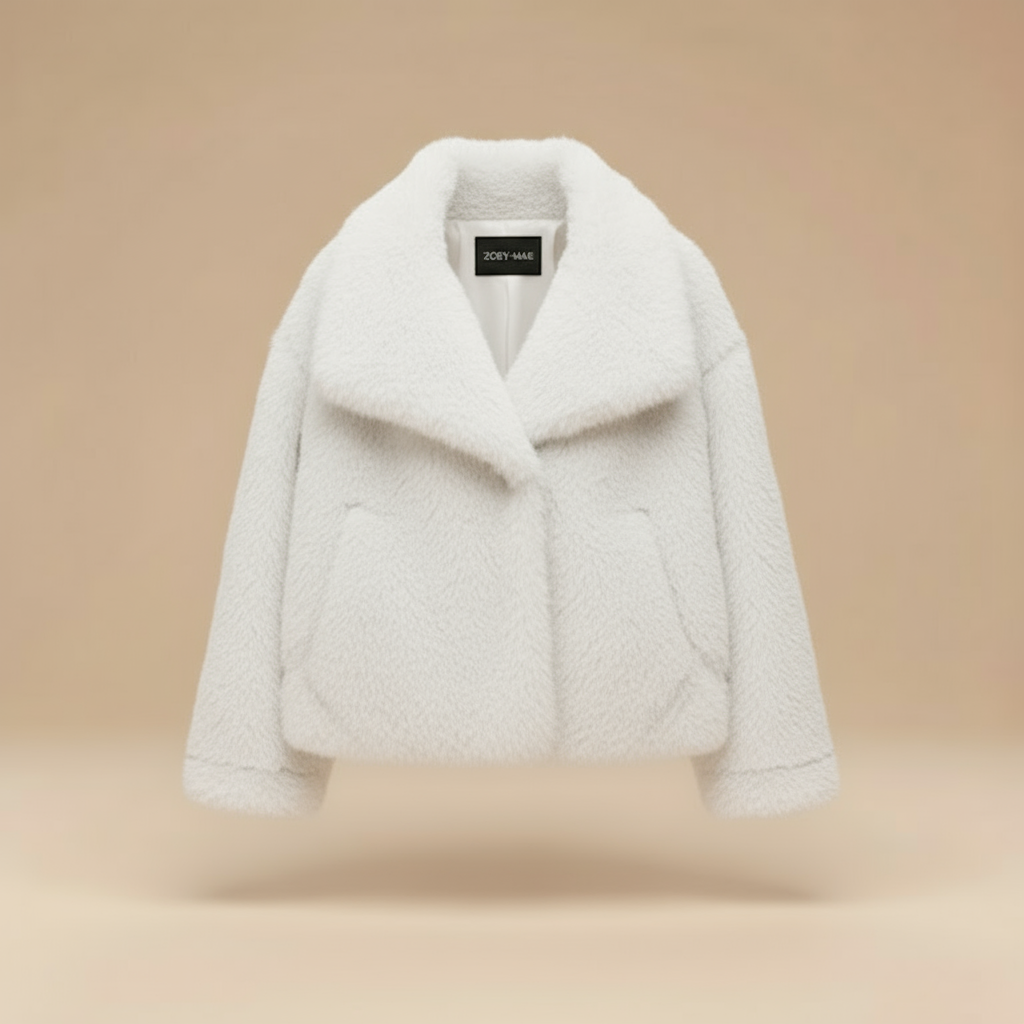 Eugenia - Women Elegant Faux Fur Coat Warm Fluffy